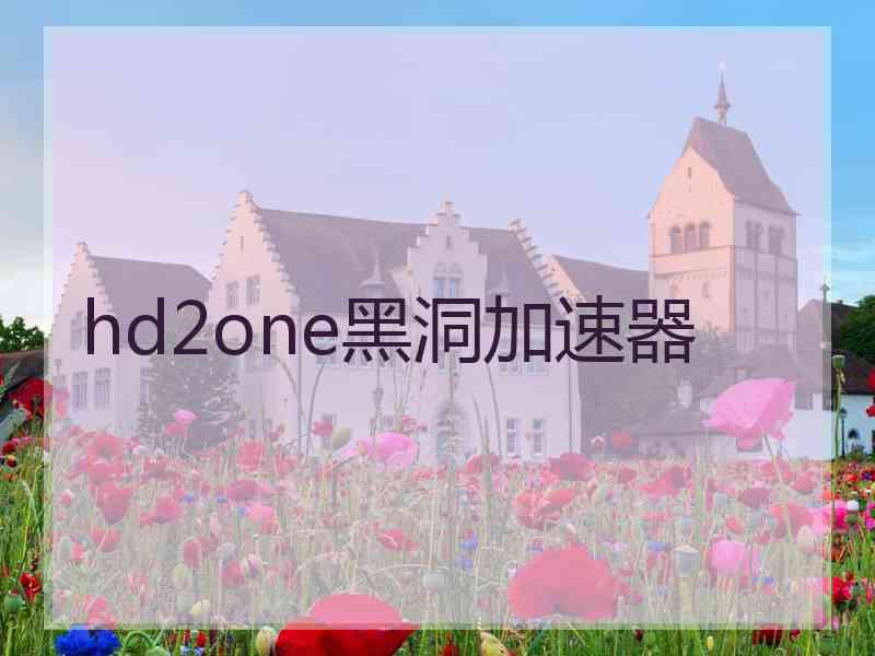 hd2one黑洞加速器