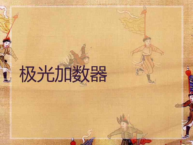 极光加数器