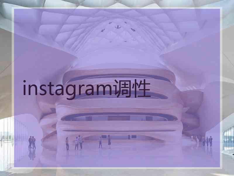instagram调性