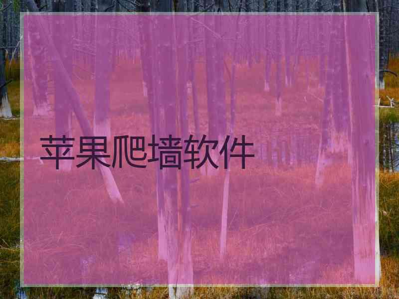 苹果爬墙软件