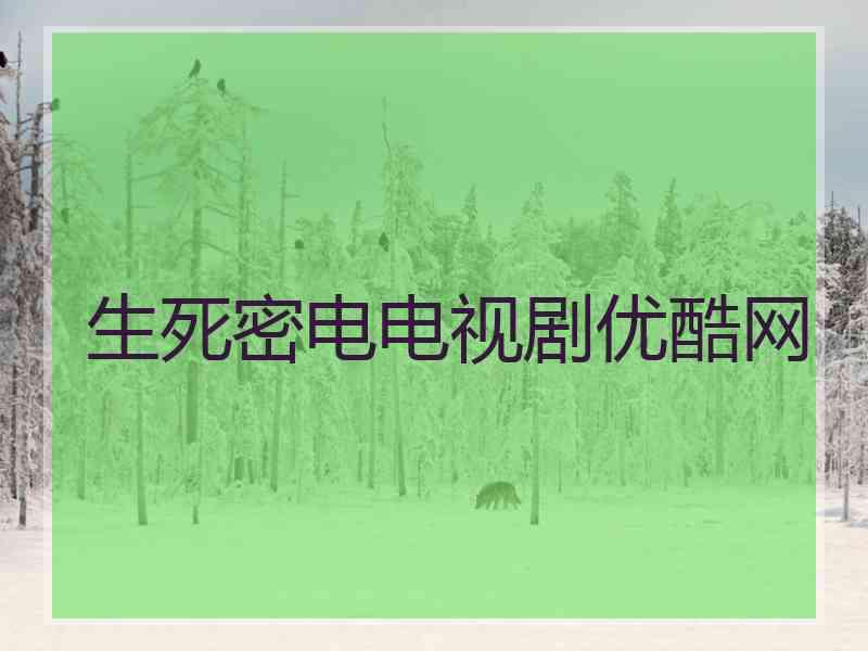 生死密电电视剧优酷网