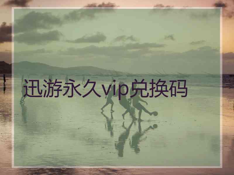 迅游永久vip兑换码