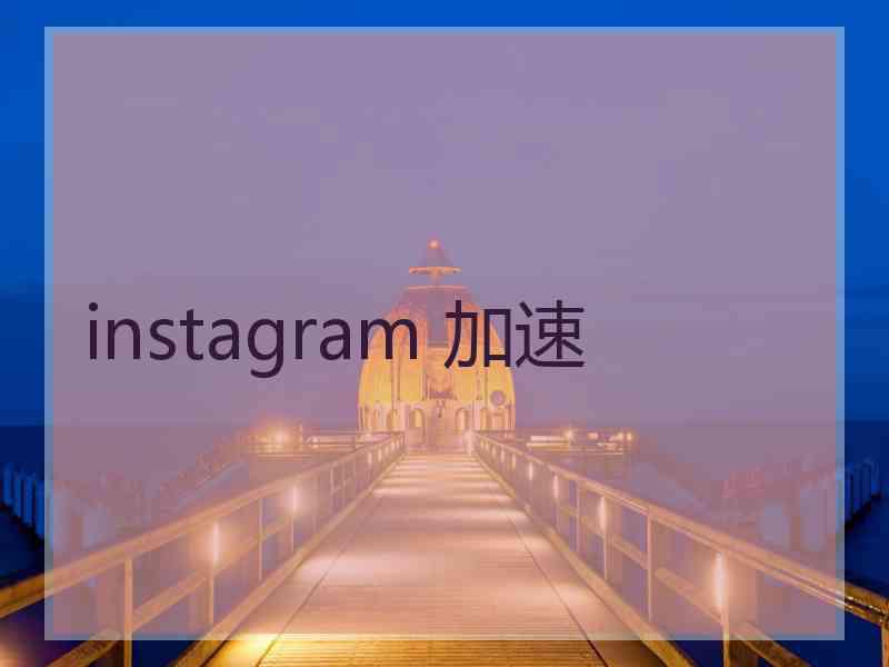 instagram 加速