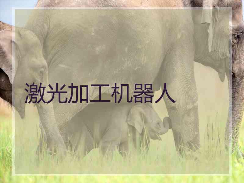 激光加工机器人