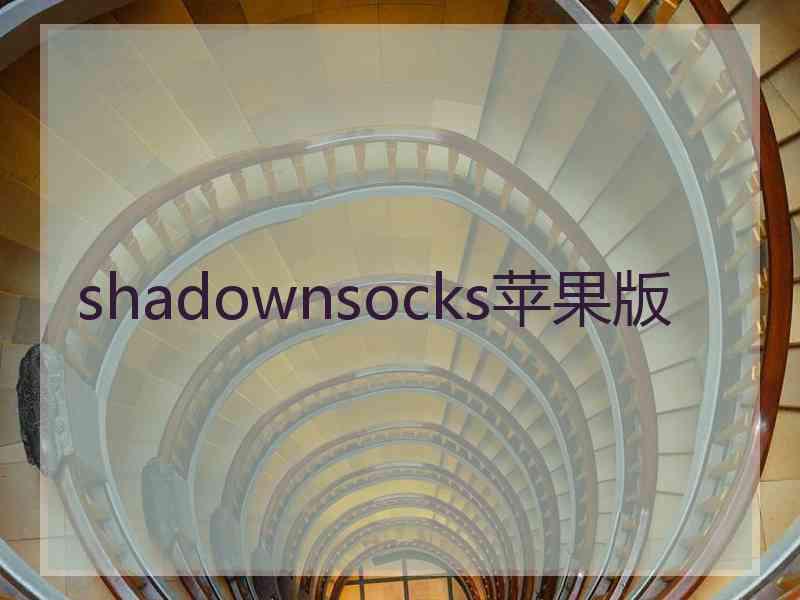 shadownsocks苹果版