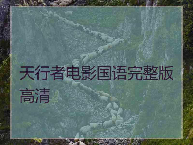 天行者电影国语完整版高清