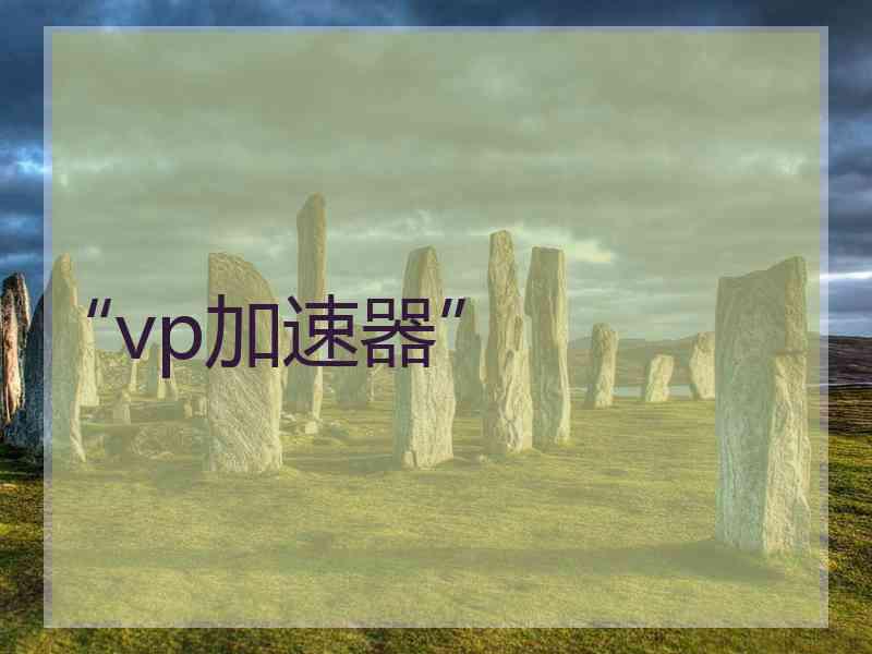 “vp加速器”