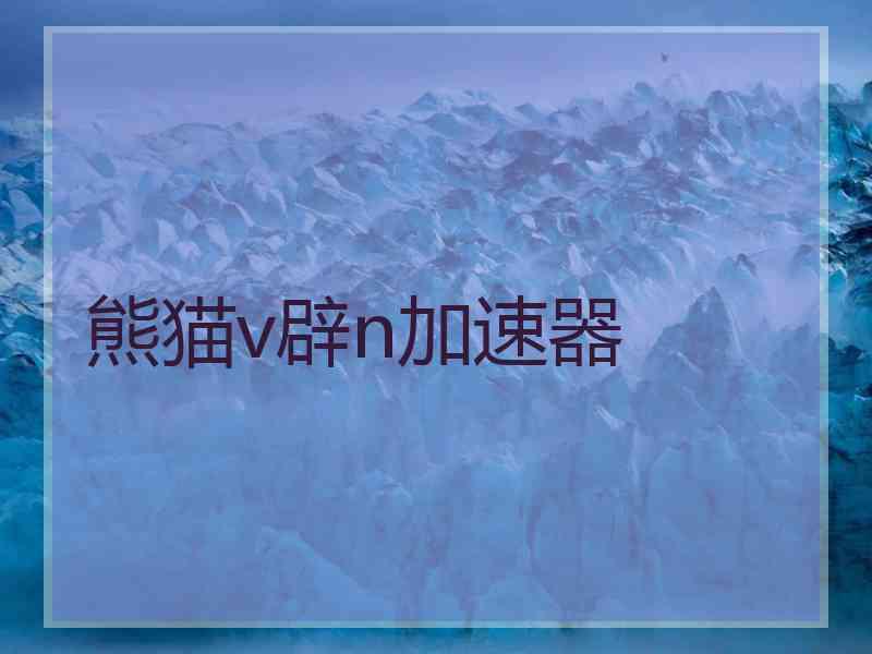 熊猫v辟n加速器