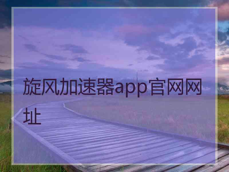 旋风加速器app官网网址