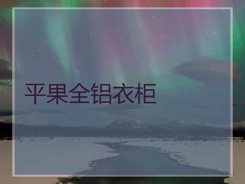 平果全铝衣柜