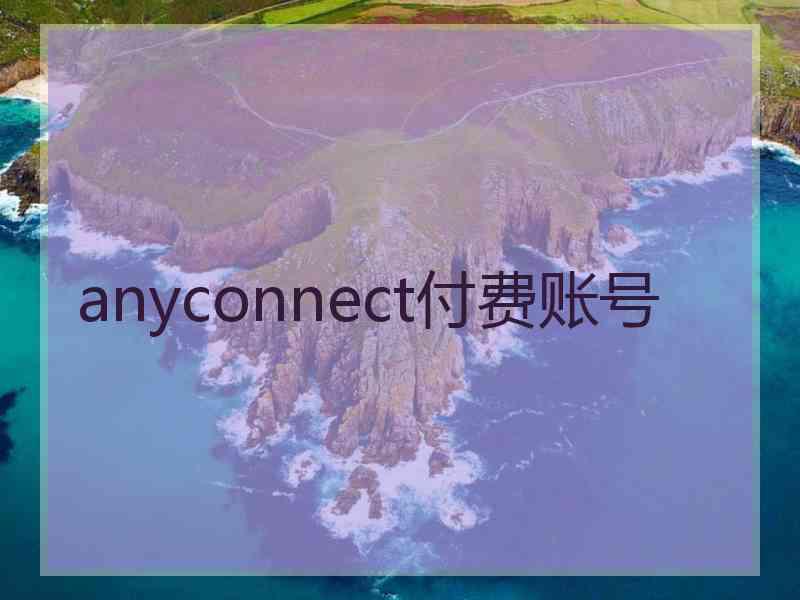 anyconnect付费账号