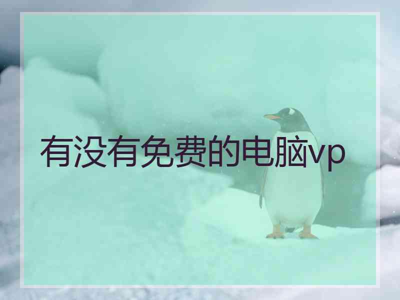 有没有免费的电脑vp