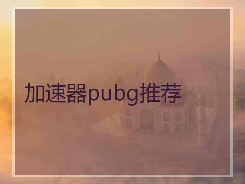 加速器pubg推荐