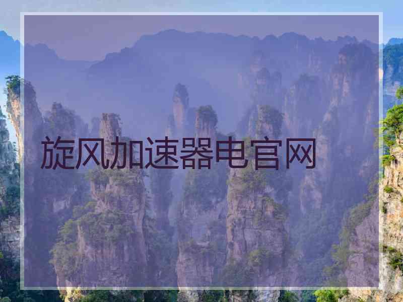 旋风加速器电官网
