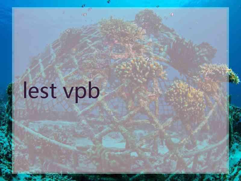 lest vpb