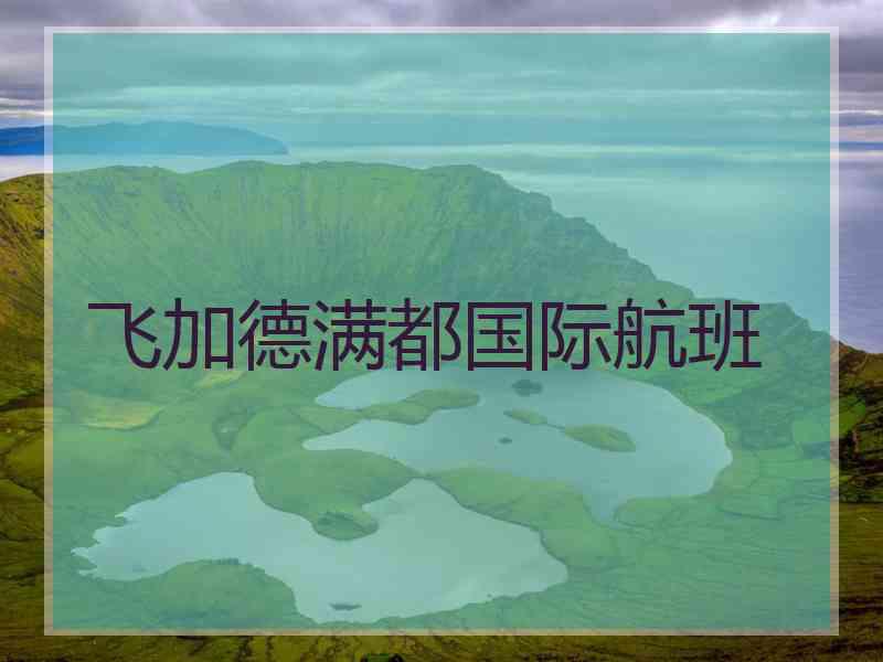 飞加德满都国际航班