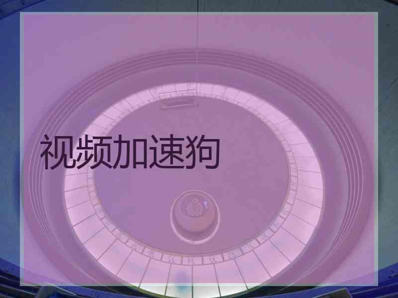 视频加速狗