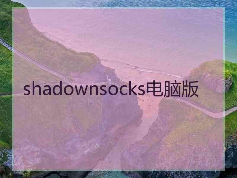 shadownsocks电脑版