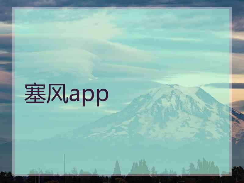 塞风app