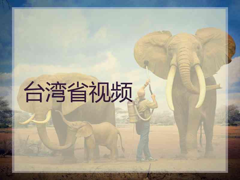 台湾省视频