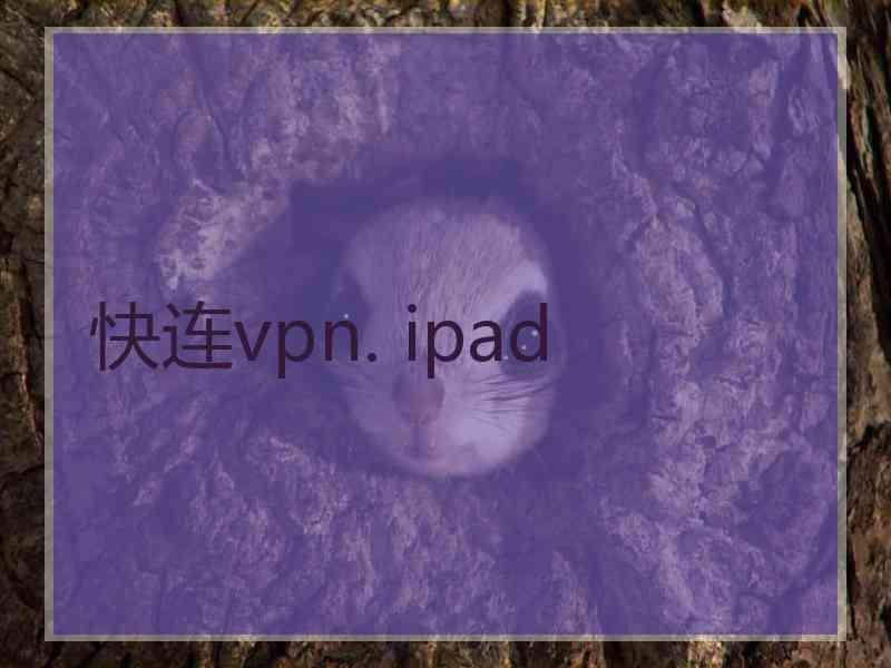 快连vpn. ipad