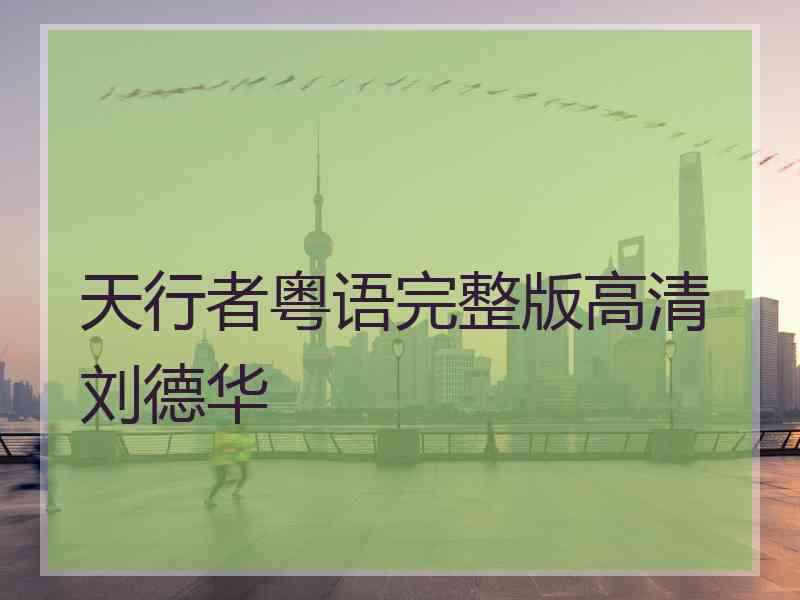 天行者粤语完整版高清刘德华