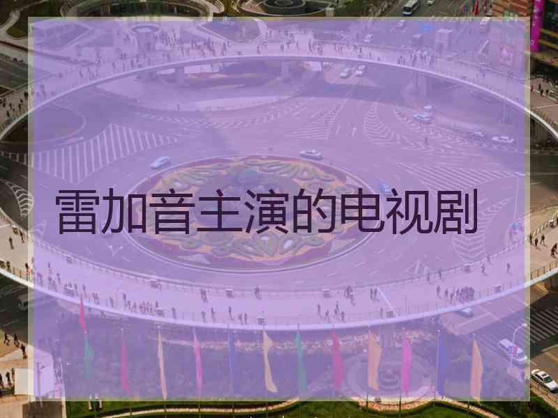 雷加音主演的电视剧