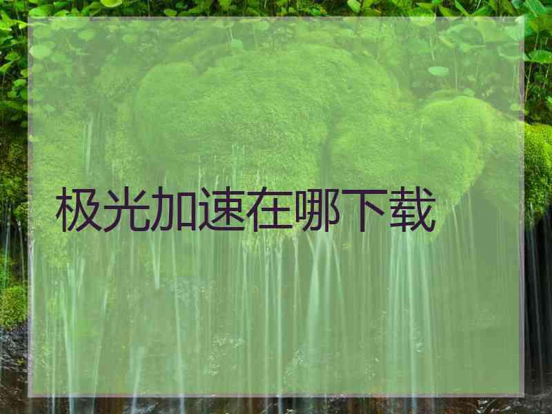 极光加速在哪下载