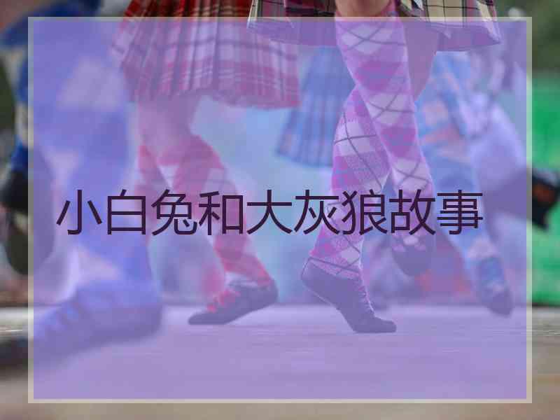 小白兔和大灰狼故事