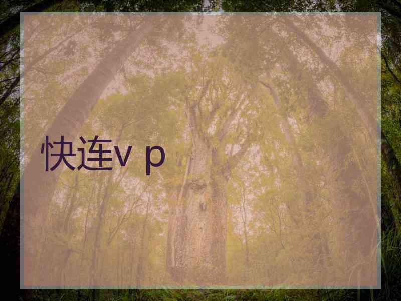 快连v p