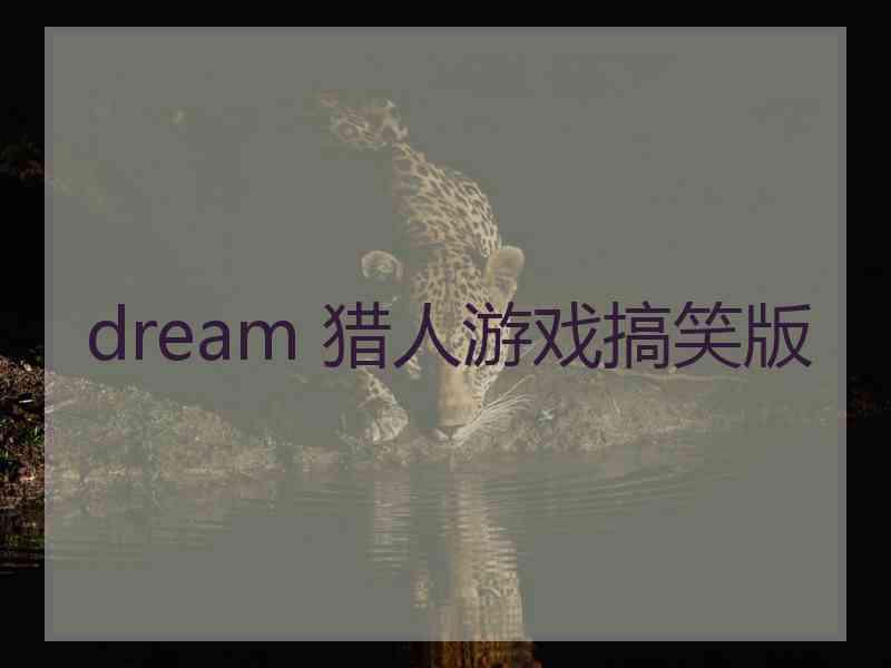 dream 猎人游戏搞笑版