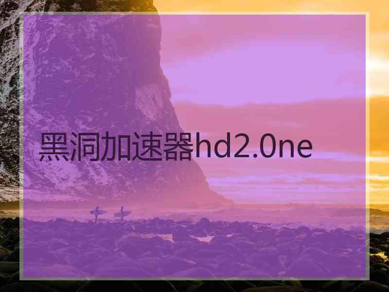 黑洞加速器hd2.0ne