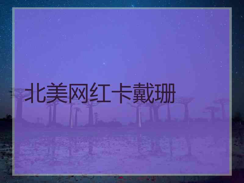 北美网红卡戴珊