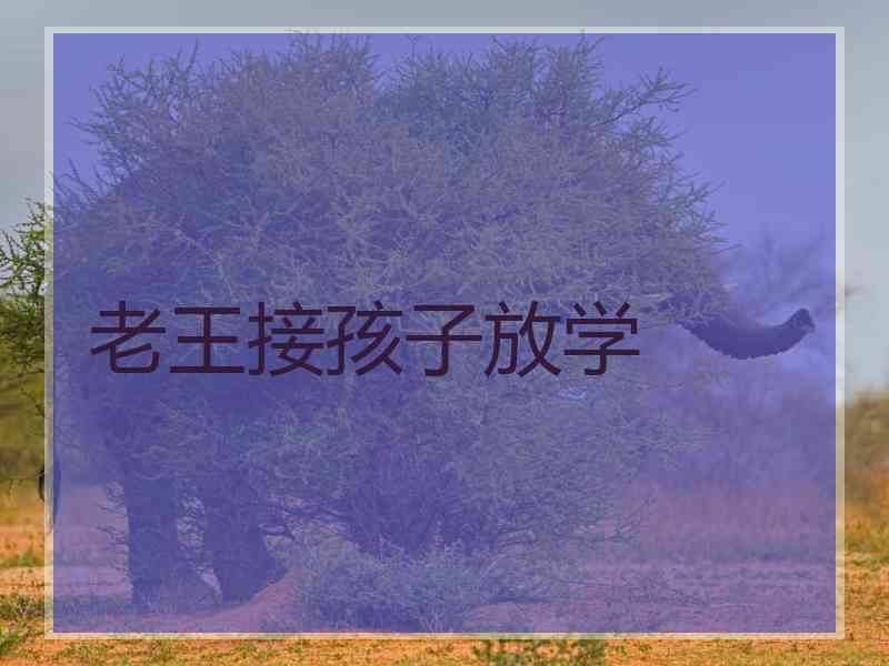 老王接孩子放学