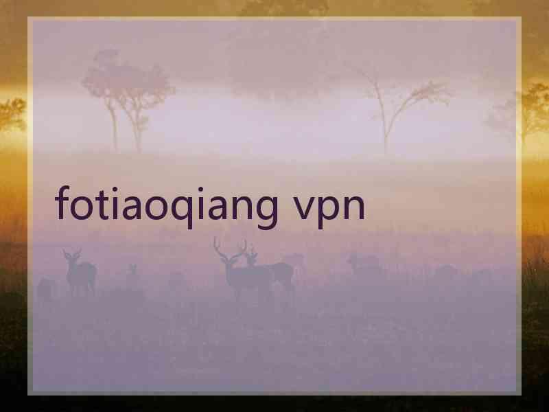 fotiaoqiang vpn