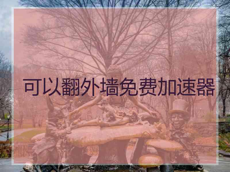可以翻外墙免费加速器