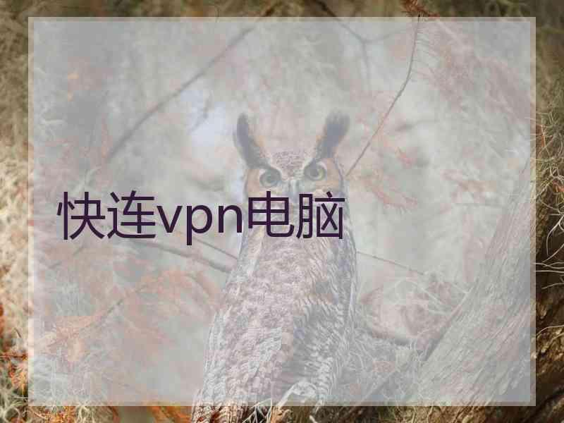 快连vpn电脑