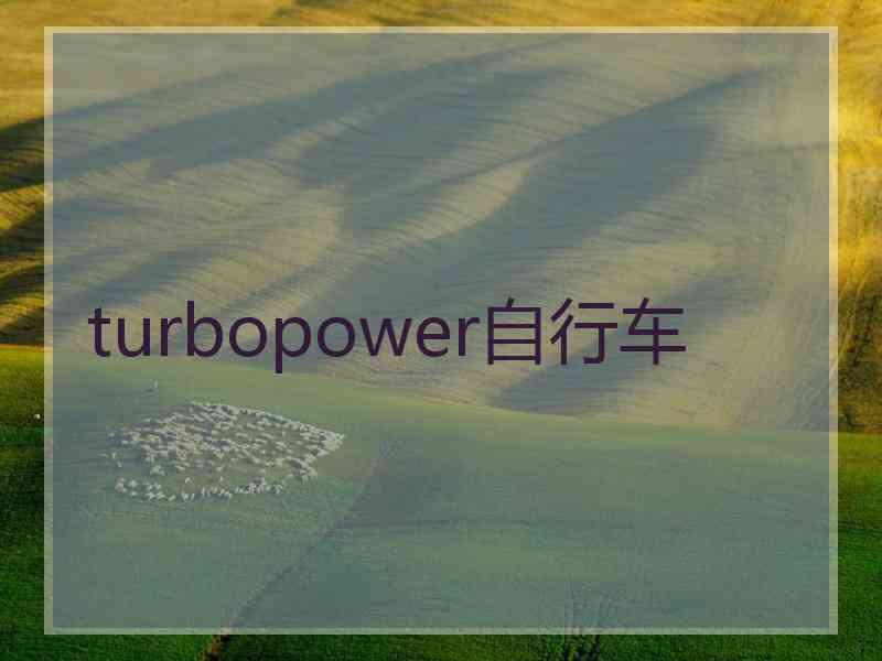 turbopower自行车