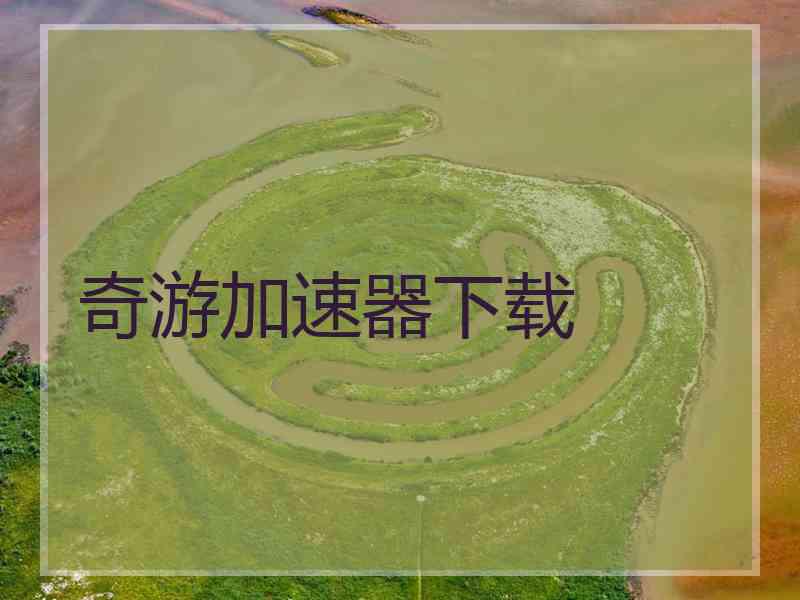 奇游加速器下载