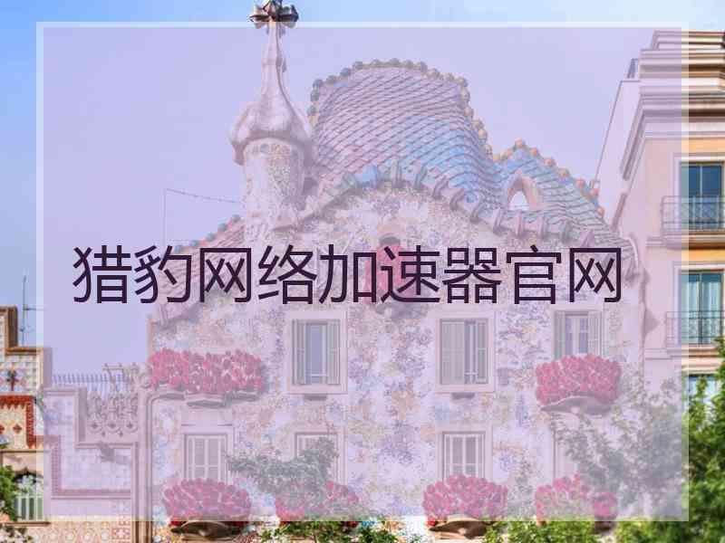 猎豹网络加速器官网
