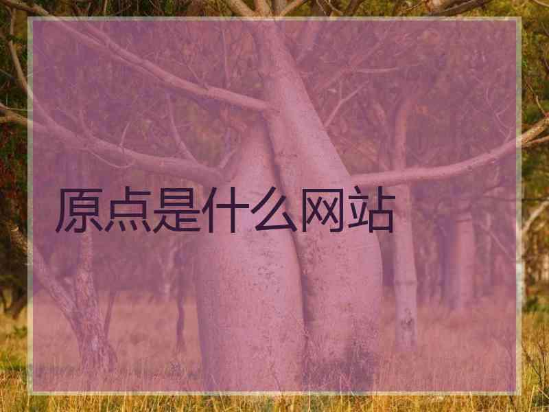 原点是什么网站