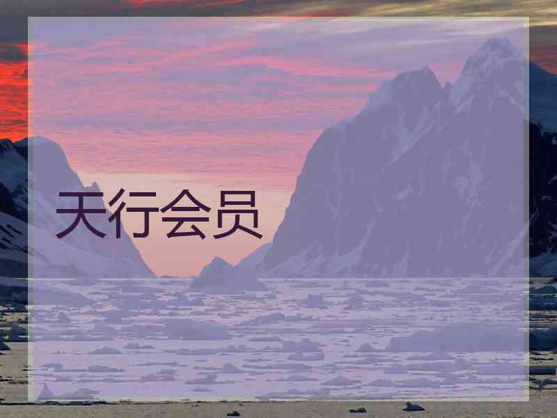 天行会员