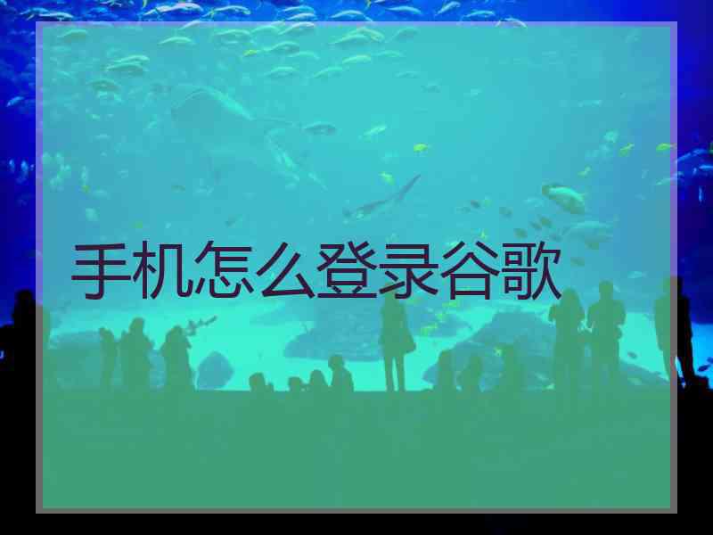 手机怎么登录谷歌