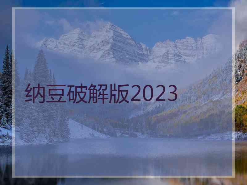纳豆破解版2023