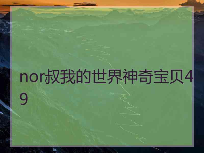 nor叔我的世界神奇宝贝49