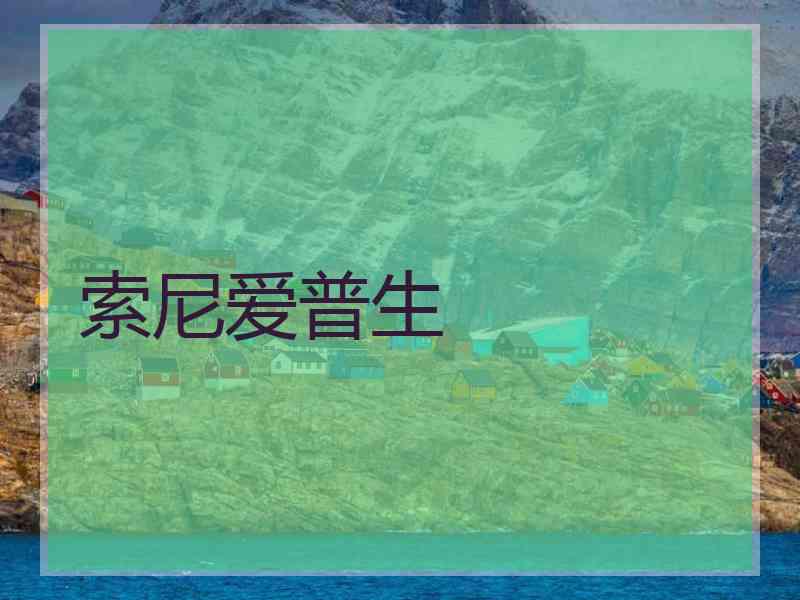 索尼爱普生