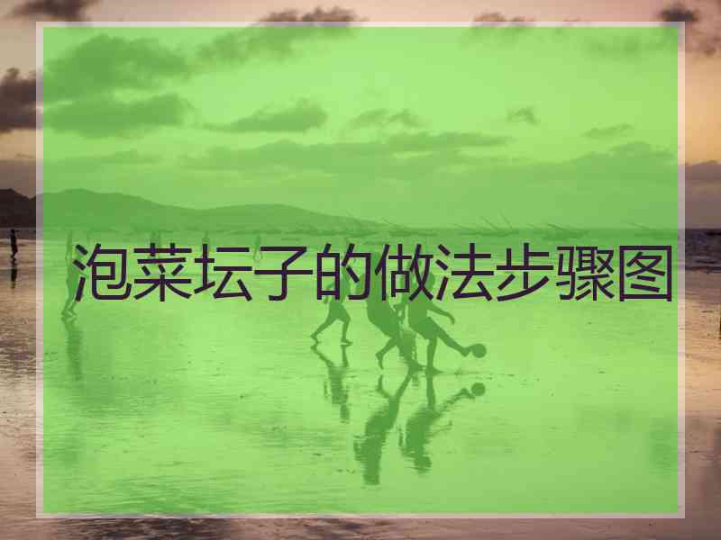 泡菜坛子的做法步骤图