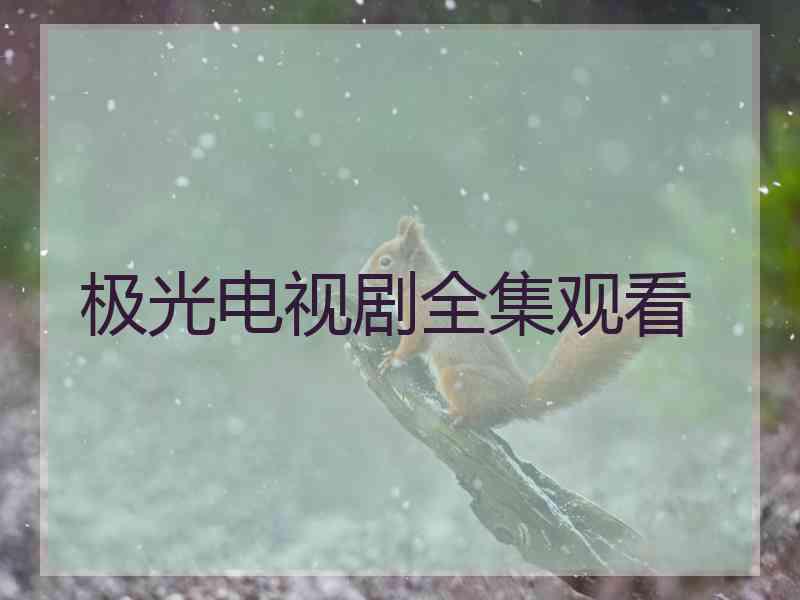 极光电视剧全集观看