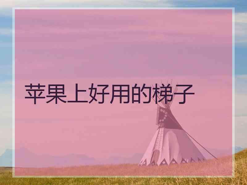 苹果上好用的梯子
