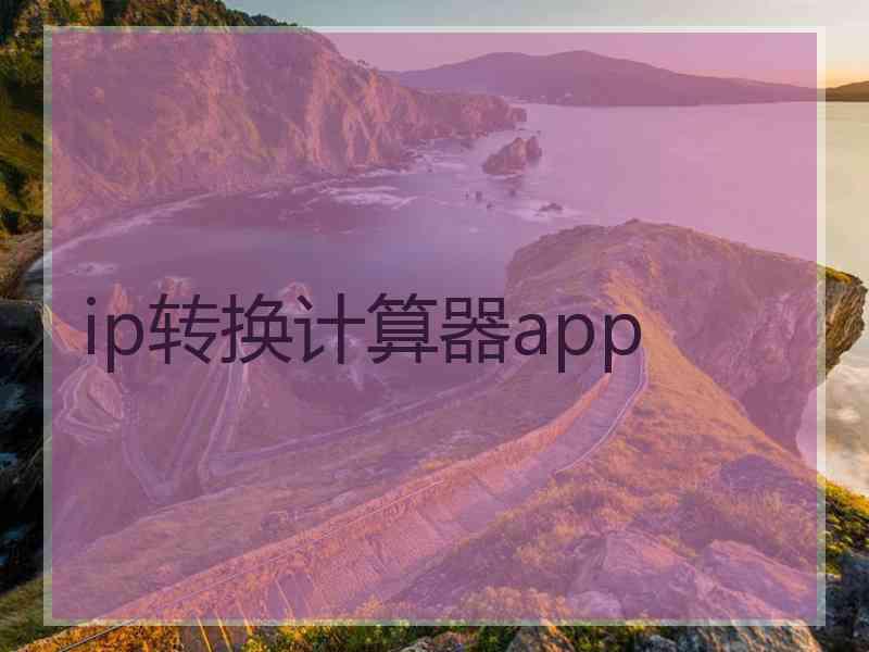 ip转换计算器app